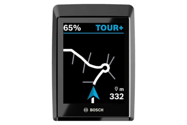 Enhanced display of the navigation for the Kiox 300 display with the update 1.12 for the eBike Flop App of the Bosch Smart System