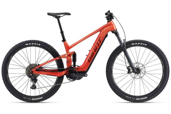 Giant Stance E+ 1 ebike for the 2023 season in the colour Helios Orange