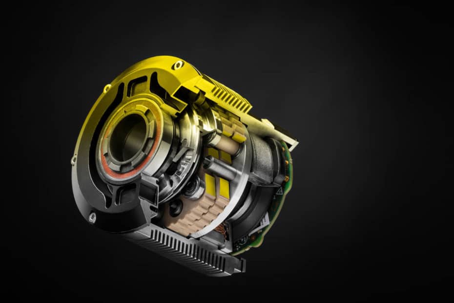 View of the internal structure of the Mavic X-Tend ebike motor