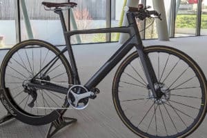 Prototype of the Mavic X-Tend in an urban ebike from BMC