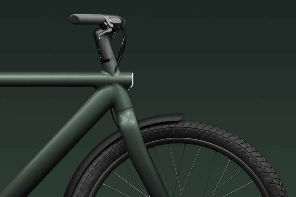 Frame colour Evergreen for the Vanmoof S4 and X4 ebikes