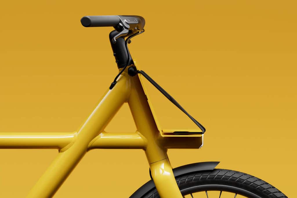 Frame colour Sunbeam Yellow for the Vanmoof S4 and X4 ebikes