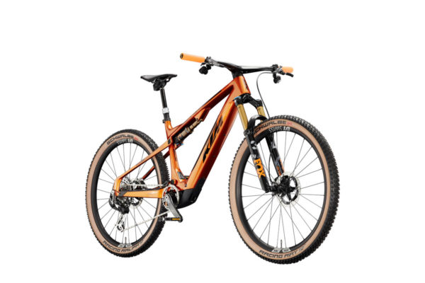 KTM Macina Scarp SX Exonic ebike with angled view from the front