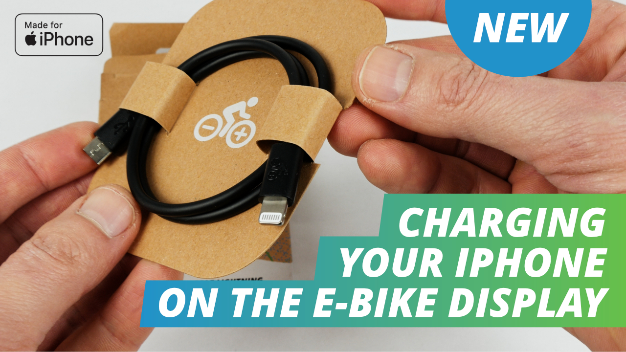 Câble de charge E-bike pour Lightning compatible iPhone