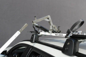 Telescopic arm of the Pender Ebikelifter bike rack for ebikes