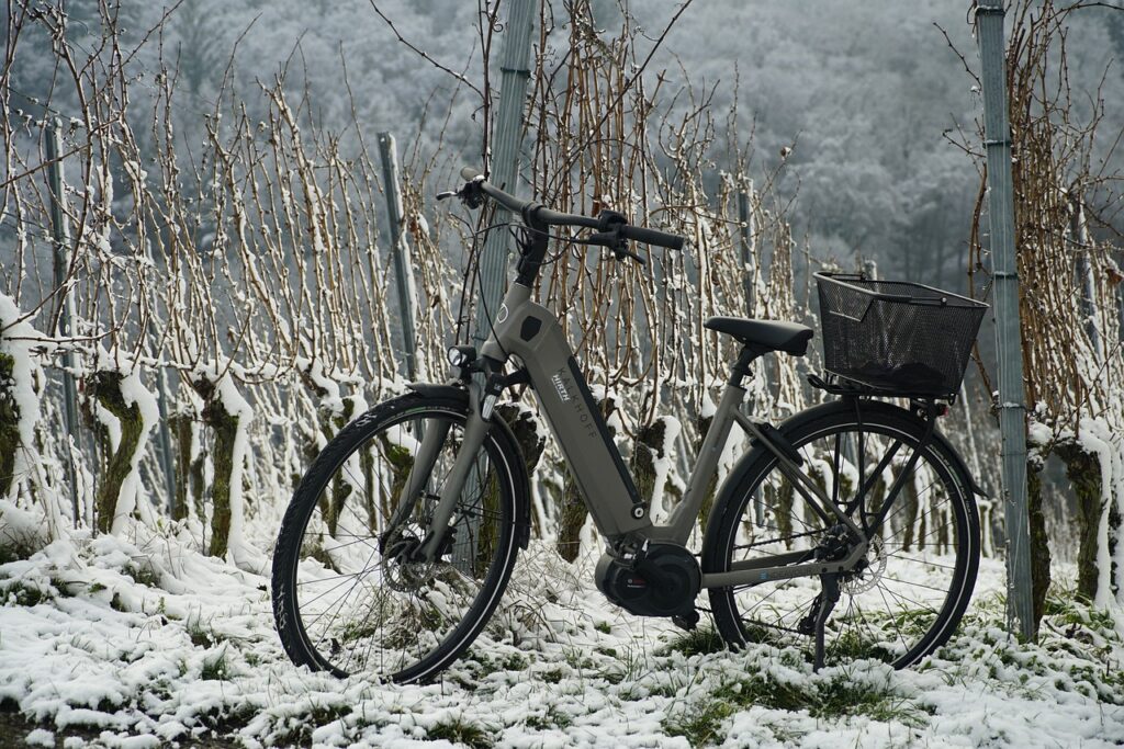 Ebike in the snow