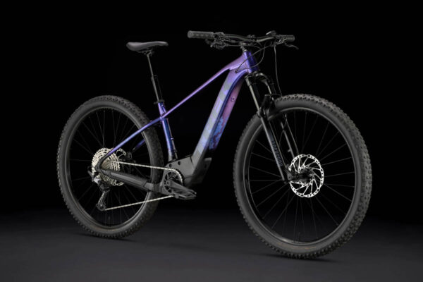 Trek Marlin+ 8 ebike in the colour Purple Flip to Black Fade