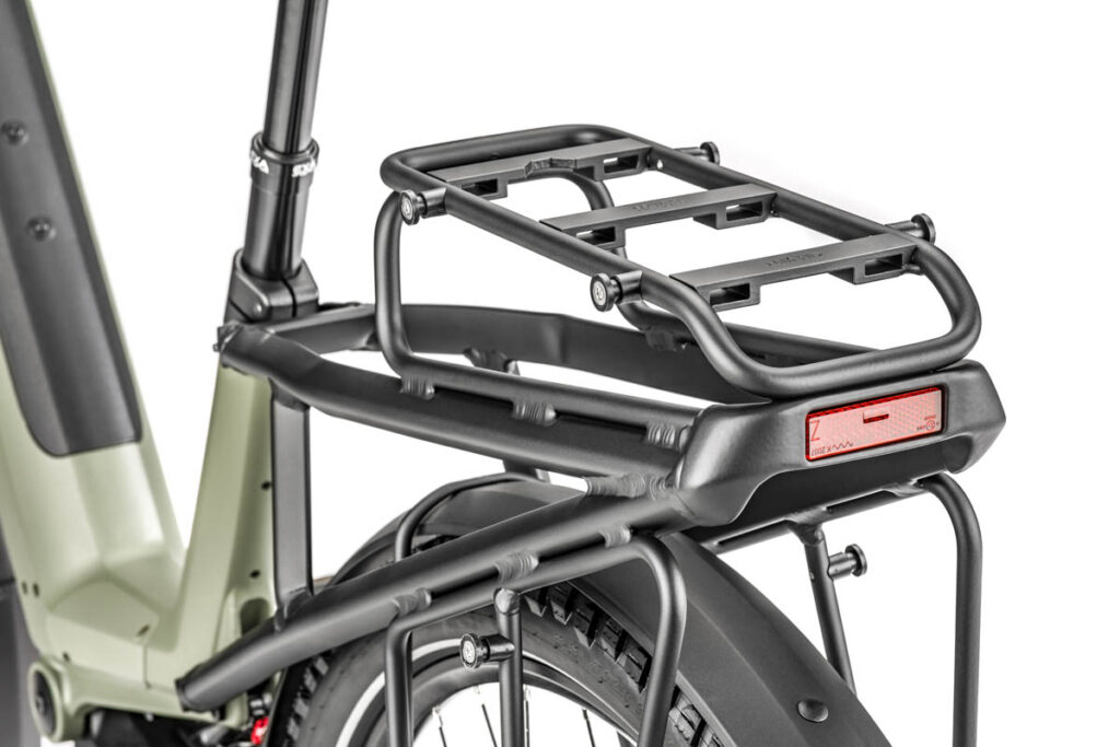 Rear rack with MIK-HD system on the Moustache J ebike