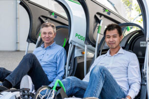 Podbike founder Per Hassel Sørensen and the new CTO Henry Khov (right)