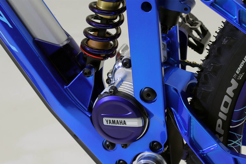 Mid-motor of the Yamaha Y-00Z MTB concept model ebike