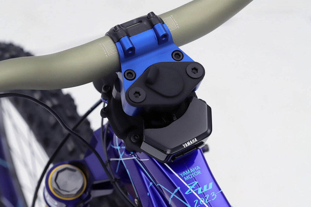 Stem of the Yamaha Y-00Z MTB concept model ebike