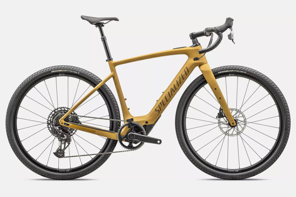 Specialized Turbo Creo 2 Comp ebike in the colour Harvest Gold