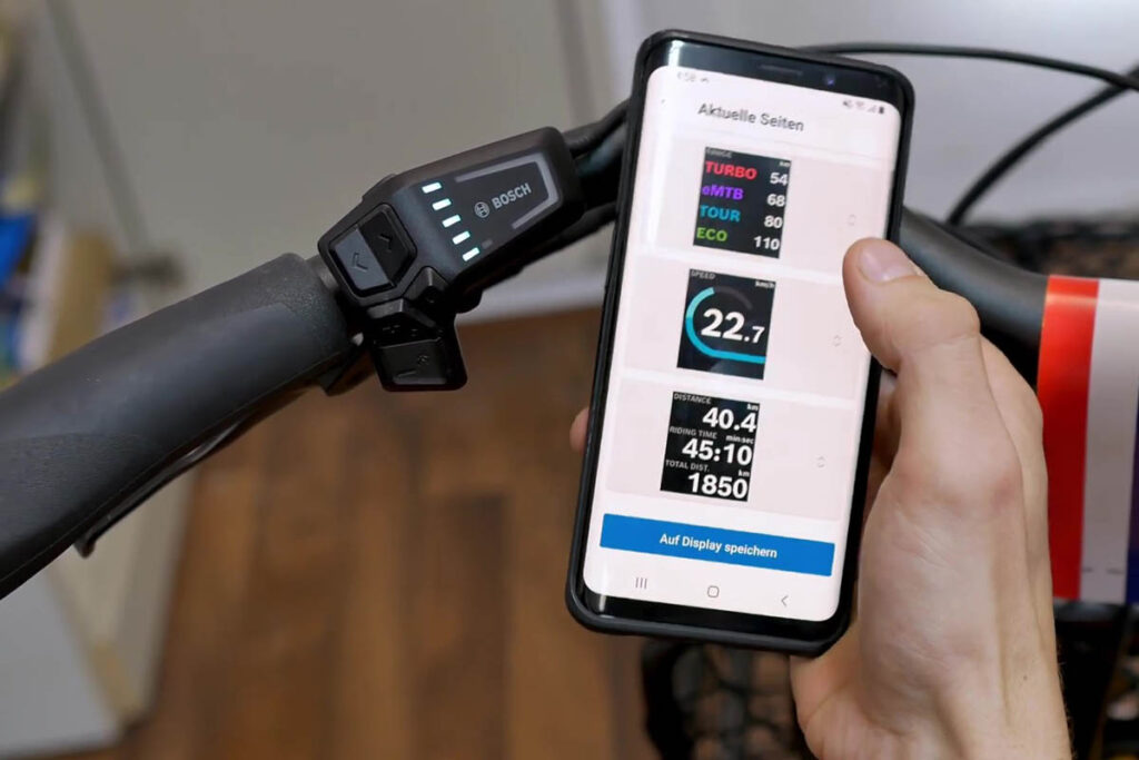 Changing the order of the Ride Screens in the Bosch eBike Flow app