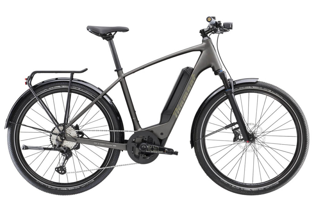 Diamant Zing Super Deluxe ebike featuring a diamond frame and Bosch PowerPack 400 battery