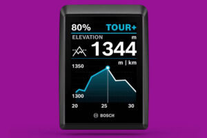 New “Elevation Graph” screen in the Bosch eBike Flow app