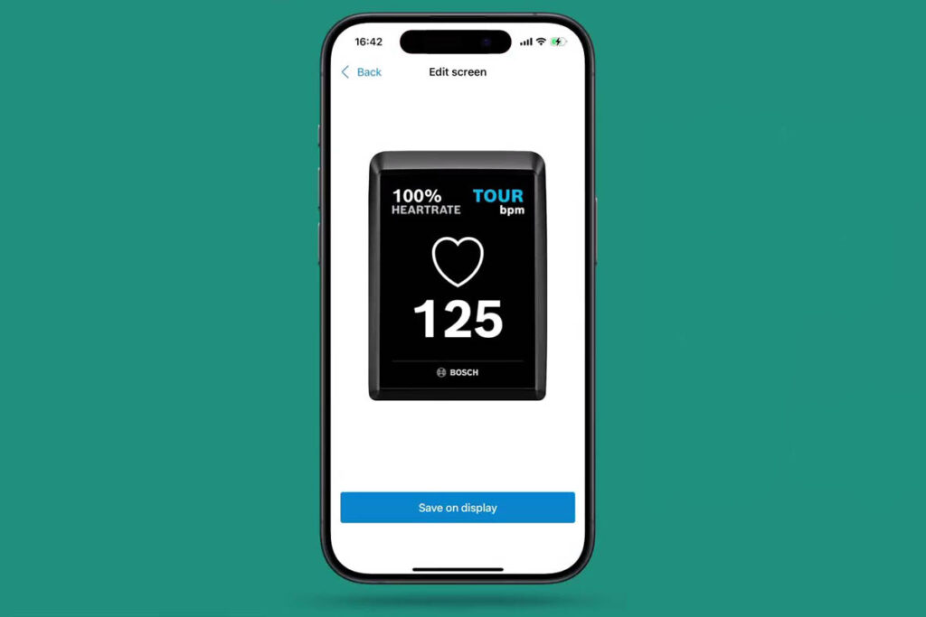 Update 1.18 of the Bosch eBike Flow app opens the option to connect the ebike to a heart rate measurement device