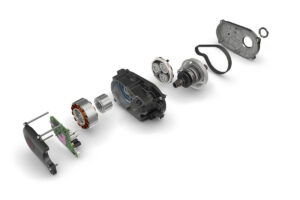 Exploded view of a Brose ebike motor