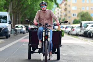 Revolute Hub1 gear hub in an e-cargo bike