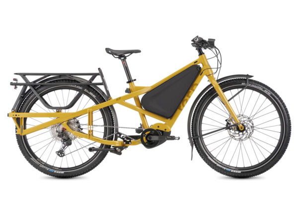 Tern Orox S12 ebike (29") in the colour Satin Highland Yellow