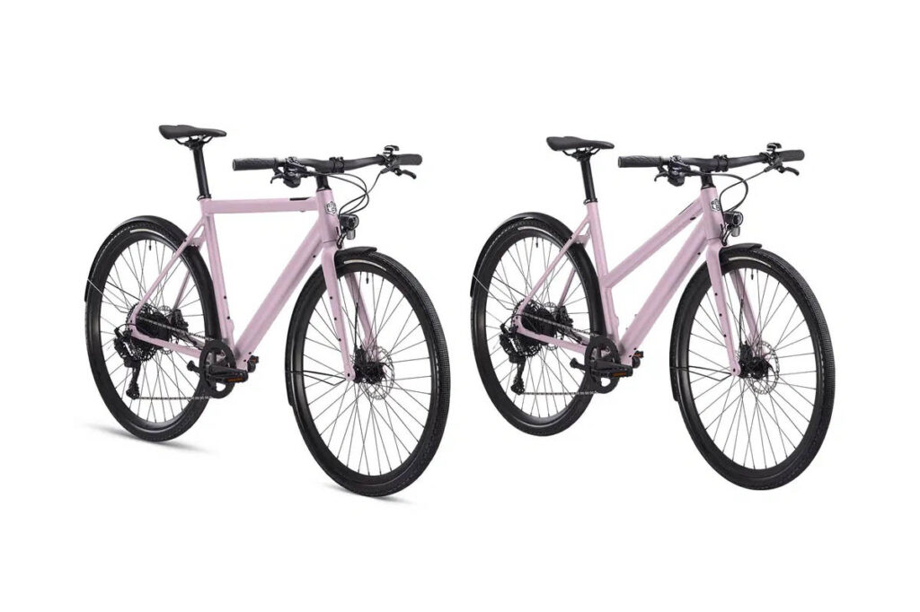 Ampler Curt Anyroad ebike in the colour Lavender