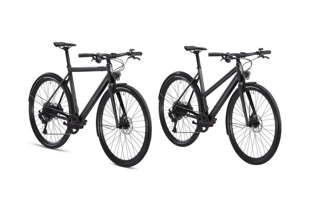 Ampler Curt Anyroad ebike in the colour Matte Black