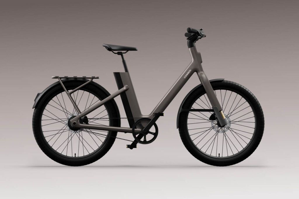 Cowboy Cross ST ebike featuring step-through frame