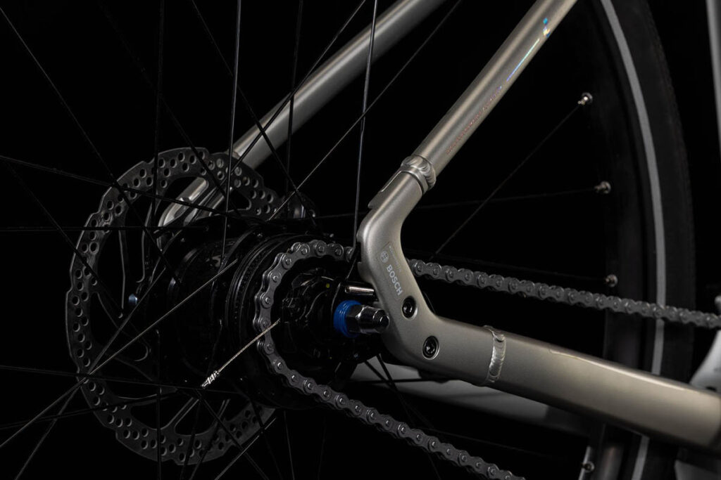 Shimano Alfine hub gears on the Cube Editor Hybrid ebike