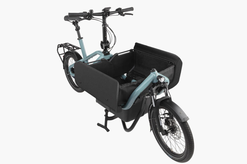 Open flex box on the Riese & Müller Carrie ebike