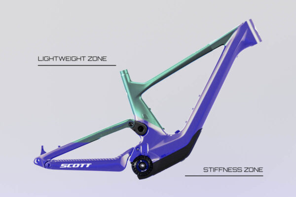 Frame of the Scott Voltage eRide ebike