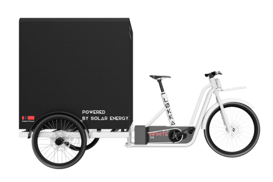 Infinite Løkka solar cargo ebike