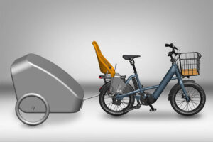 Option for a bicycle trailer on the Momentum Compakt E+ ebike