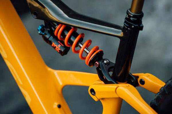 Shock on the Orbea Rise LT ebike