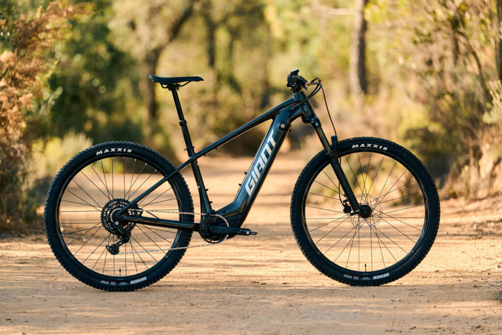 Giant Fathom E+ 2 ebike in the colour Gun Metal