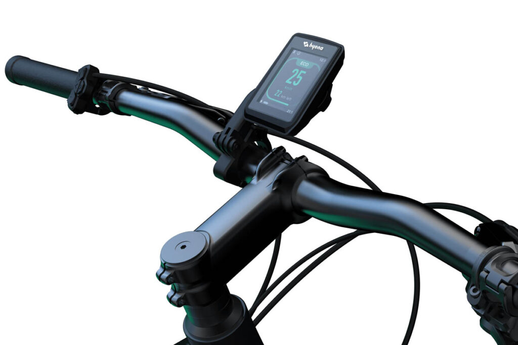 Vivid Centre display for the Hyena Unidrive 70 ebike drive