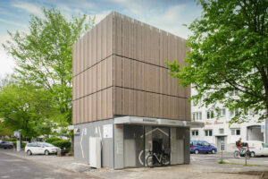 Bicycle parking garage of the provider V-Locker in Bonn