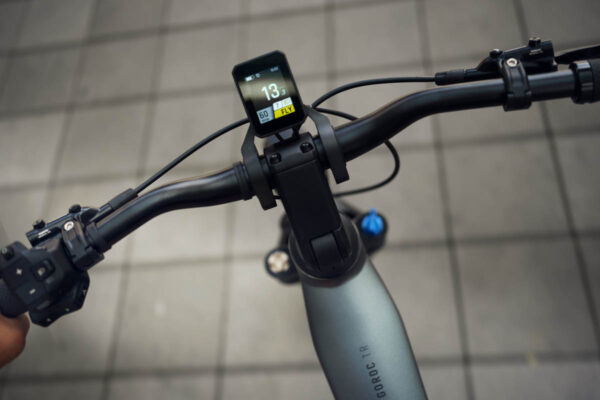 Cockpit of the Flyer Goroc TR ebike