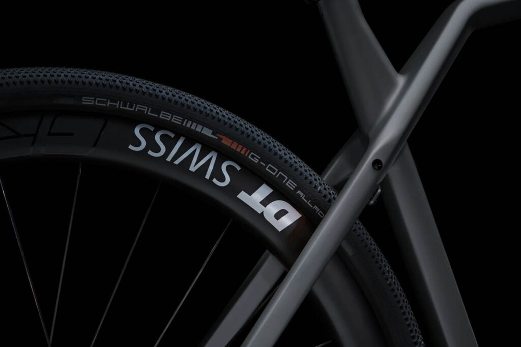 Schwalbe G-One Allround tyres on the Cycklaer E-Urban ebike