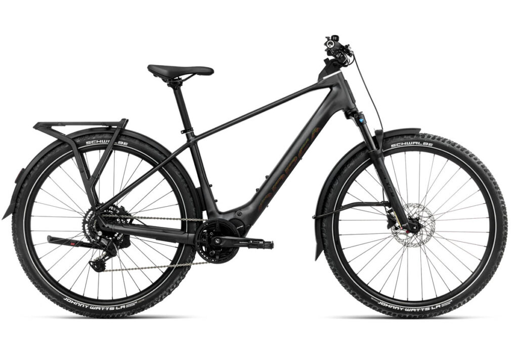 Orbea Kemen Adv ebike in the colour Diamond Black