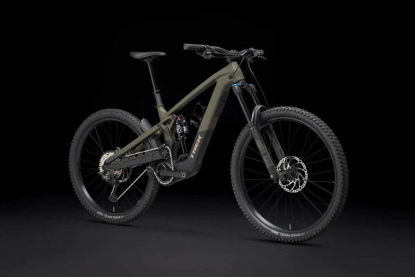 Trek Slash+ 9.7 SLX/XT ebike for the 2025 season in the colour Olive Drab