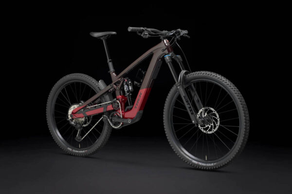 Trek Slash+ 9.7 SLX/XT ebike for the 2025 season in the colour Red Smoke