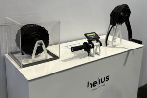 Part of the Helius Drive booth at Eurobike 2024