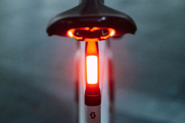 Tail light on the Scott Silence eRide ebike