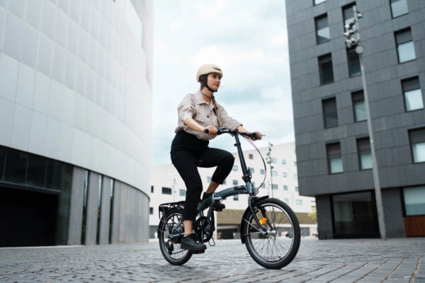 Folding bike featuring the Mahle XS ebike drive system