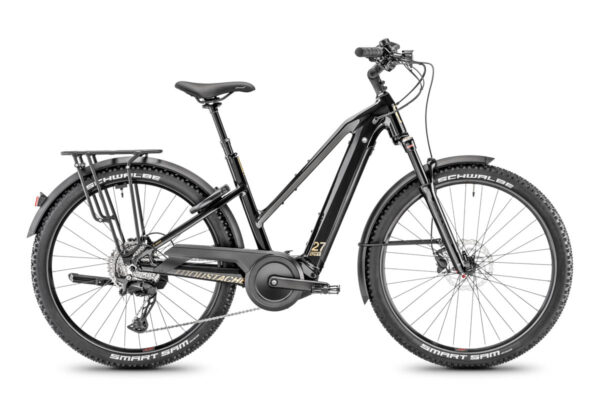 Moustache Samedi 27 Xroad 6 Open ebike for the 2025 season in the colour Black Glossy