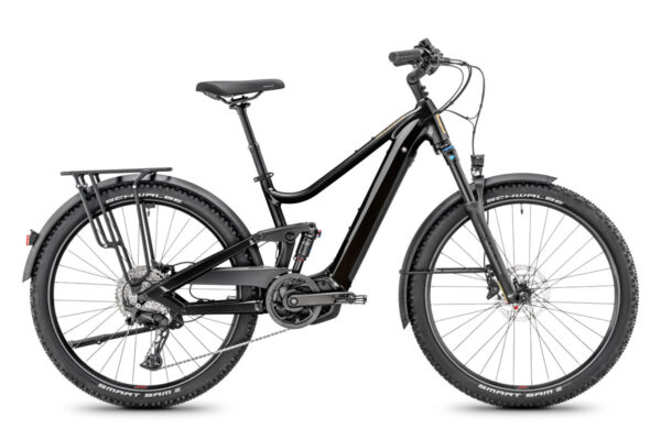 Moustache Samedi 27 Xroad FS 4 ebike for the 2025 season in the colour Black Glossy