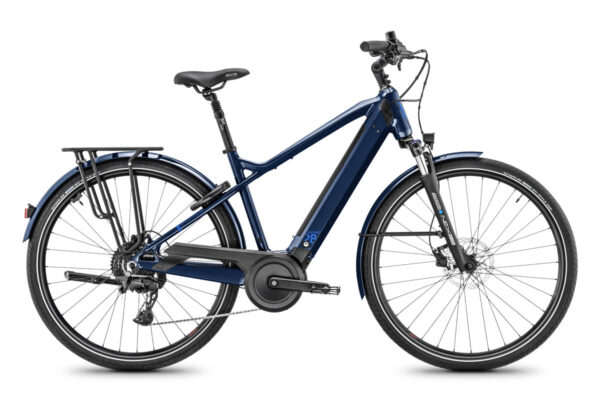 Moustache Samedi 28.2 ebike for the 2025 season in the colour Deep Blue Glossy