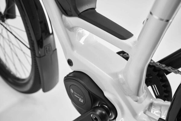 Carrying handle on the Diamant Zing 2025 ebike with low-step frame