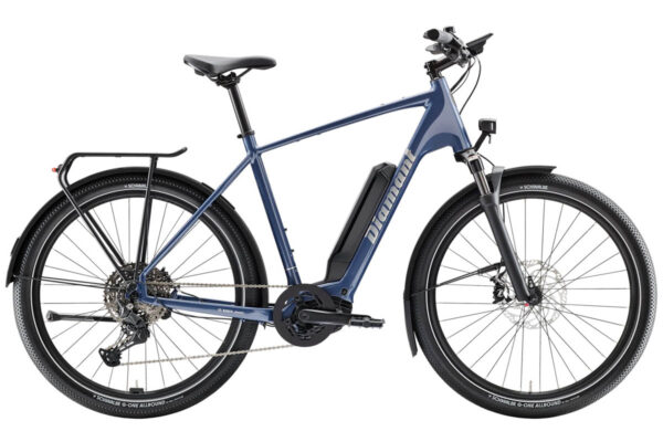 Diamant Zing Trip Plus 2025 ebike with diamond frame in the colour Vergissmeinnichtblau Metallic