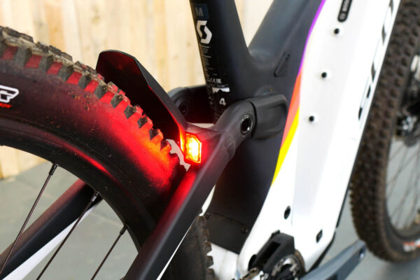 Tail light on the Scott Patron eRide ebike for the 2025 season