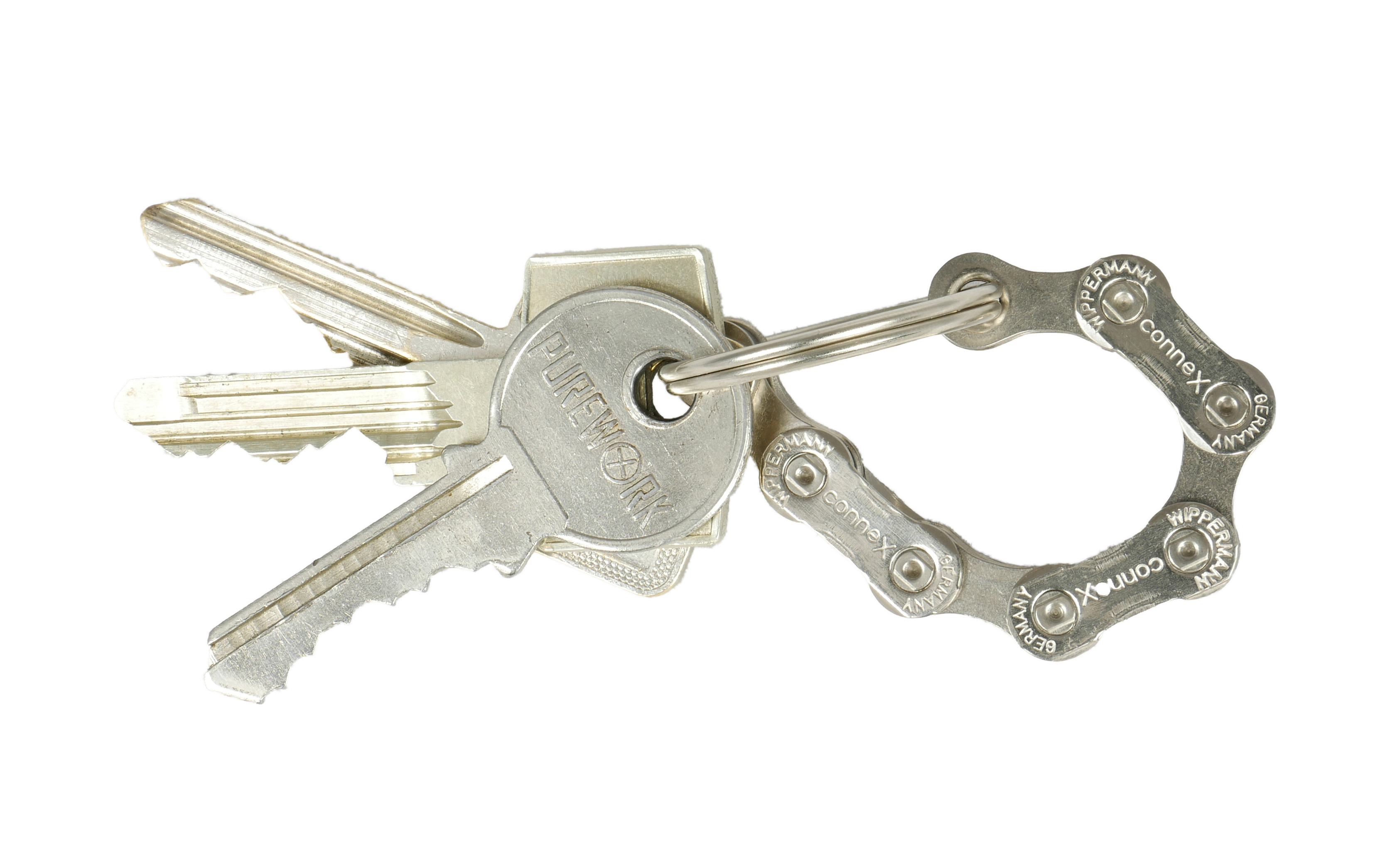 Connex Keychain - stylish key ring in bicycle chain